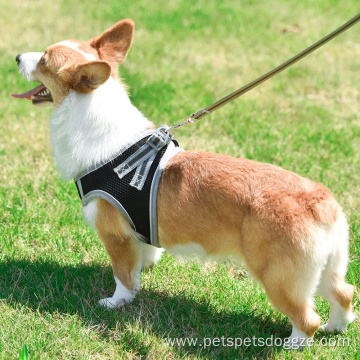 Dog Adjustable Harness Polyester Back Clip Dog Harness